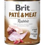 Aliments humides pour chiens BRIT PATÉ & MEAT Lapin 800 g