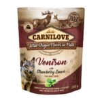 CARNILOVE Dog Pouch Venison & strawberry - nourriture humide pour chien - 300g
