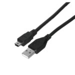 Gembird 1.8m USB 2.0 A/mini-USB M câble USB 1,8 m USB A Mini-USB B Noir