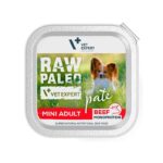 RAW PALEO Pate Mini Adult Beef - nourriture humide pour chiens - 150 g