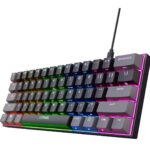 Trust GXT 867 Acira clavier Jouer USB QWERTY Anglais américain Noir
