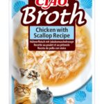 INABA Ciao Broth Chicken & Scallop - Friandise pour chat - 40g
