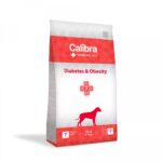 CALIBRA Veterinary Diets Dog Diabetes&Obesity - aliments secs pour chiens - 12kg