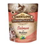CARNILOVE Dog Pouch Salmon & blueberries Puppies - nourriture humide pour chien - 300g