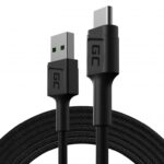 Green Cell KABGC19 câble USB USB 2.0 2 m USB A USB C Noir