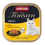 ANIMONDA Vom Feinsten Adult Turkey in tomato sauce - nourriture humide pour chat - 100g
