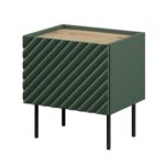 ONDA table de chevet 2 pcs. 50x40x54 Vert