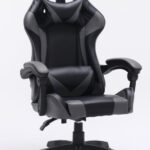 Topeshop FOTEL REMUS SZARY chaise et fauteuil de bureau Siège rembourré Dossier rembourré