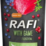 DOLINA NOTECI RAFI Aliments humides pour chiens Jeu, myrtille, canneberge 300 g