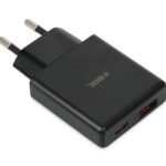 Chargeur secteur iBOX C-43 Slim GaN PD30W, noir
