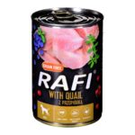 DOLINA NOTECI Rafi with quail - Aliments humides pour chiens - 400 g
