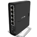 Mikrotik hAP ac² 1167 Mbit/s Noir Connexion Ethernet, supportant l'alimentation via ce port (PoE)