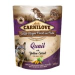 CARNILOVE Dog Pouch Quail & Yellow carrot - nourriture humide pour chien - 300g