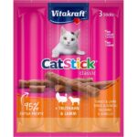 VITAKRAFT Cat Stick Turkey and lamb - Friandise pour chat - 18 g