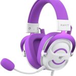 Havit H2002E - casque de jeu, blanc et violet