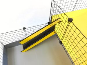 C&C Cage modulaire 3x2 + Loft 2x1+ rampe noire