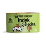 PAKA ZWIERZAKA Turkey with veal - nourriture humide pour chat - 200g