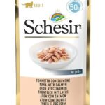 SCHESIR in jelly Tuna with salmon - nourriture humide pour chat - 50 g