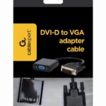 Gembird A-DVID-VGAF-01 câble vidéo et adaptateur 0,2 m DVI-D VGA (D-Sub) Noir