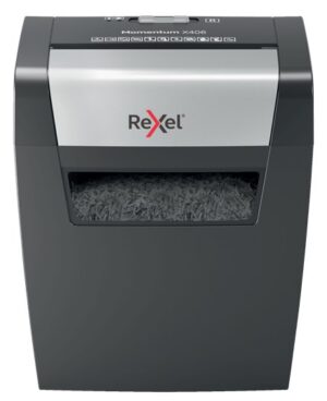 Rexel Momentum X406 destructeur de papier Découpage en particules Bleu, Gris
