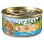 ARQUIVET Chicken in sauce with sprat - nourriture humide pour chat - 80g