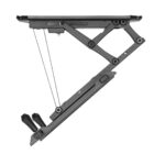 Support TV électrique au plafond + télécommande