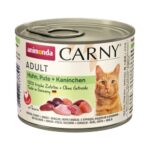 ANIMONDA Carny Adult Chicken, turkey, rabbit - nourriture humide pour chat - 200g