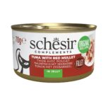 SCHESIR Complements Tuna with red mullet in jelly - nourriture humide pour chat - 70g