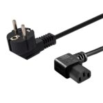 Savio Câble d'alimentation Schuko (M) angulaire - IEC C13, angulaire 1.2m CL-115