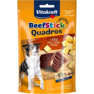 VITAKRAFT Beef Stick Quadros Cheese - friandise pour chien - 70 g