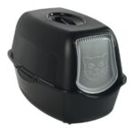 ROTHO Bailey Toilettes couvertes pour animaux de compagnie Noir