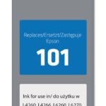 Activejet Encre AE-101M Bouteille d'encre pour imprimante Epson, remplacement Epson 101; Suprême; 70 ml; magenta