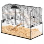 ZOLUX Cage Neo Panas Peu avec cuve en verre, noir