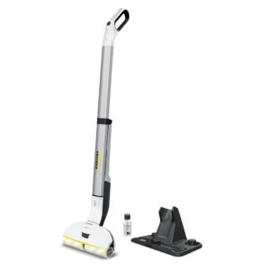 Kärcher EWM 2 Aspirateur balai Batterie Humide Noir, Blanc, Jaune 2,5 Ah