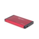 Gembird EE2-U3S-2-R Boîtier de disques de stockage 2.5" Boîtier HDD Rouge