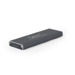 Gembird EE2280-U3C-01 Boîtier de disques de stockage Enceinte ssd Noir M.2