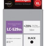 Activejet Encre AB-529BN (remplacement Brother LC529BK ; Suprême ; 58 ml ; noir)