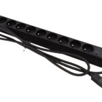 Alantec PZ09U multiprise 1,8 m 9 sortie(s) CA Intérieure Noir