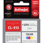 Activejet Encre AC-513R (remplacement Canon CL-513 ; Premium ; 15 ml ; couleur)