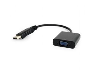 Gembird A-DPM-VGAF-02 câble vidéo et adaptateur 0,15 m VGA (D-Sub) DisplayPort Noir