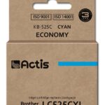 Actis KB-525C encre (remplacement Brother LC525C ; Standard ; 15 ml ; bleu)