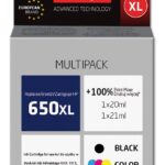 Activejet Encre AH-M650RX (remplacement HP 650 CZ101AE/CZ102AE ; Premium ; 1 x 20 ml, 1 x 21 ml ; noir, couleur)