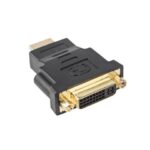 Lanberg AD-0014-BK cable gender changer HDMI DVI-D (F) (24 + 5) Noir