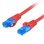 LANBERG PATCHCORD S/FTP CAT.6A 1M ROUGE LSZH