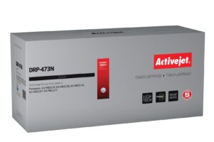 Activejet Unité tambour DRP-473N pour imprimantes Panasonic; remplacement Panasonic KX-FAT473X; Suprême; 10,000 pages; noir