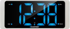 Blaupunkt CR16WH réveille-matin Réveil numérique Noir, Blanc