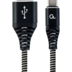 Gembird CC-USB2B-AMCM-2M-BW câble USB USB 2.0 USB A USB C Noir, Blanc