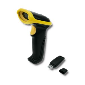 Qoltec 50862 Lecteur de codes à barres sans fil 1D | 2.4GHz