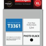 Activejet Encre AE-33PBNX (remplacement Epson 33XL T3361 ; Suprême ; 12 ml ; noir)