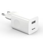 Chargeur rapide Baseus Charging Quick Charger USB 3.0 - blanc